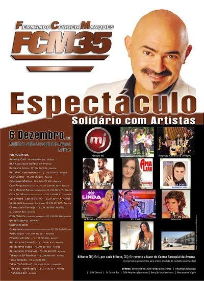 Fernando Correia Marques – Espectáculo de celebração dos 35 anos de Carreira