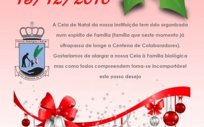 Ceia de Natal dos Colaboradores do Centro Paroquial Social Santa Marinha de Avanca