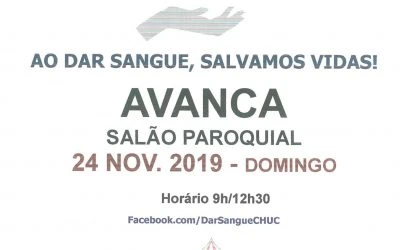 Recolha benévola de sangue – 24 de Novembro